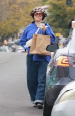 ALIA SHAWKAT Out Grabbing Some Lunch to go in Los Feliz 04/14/2023