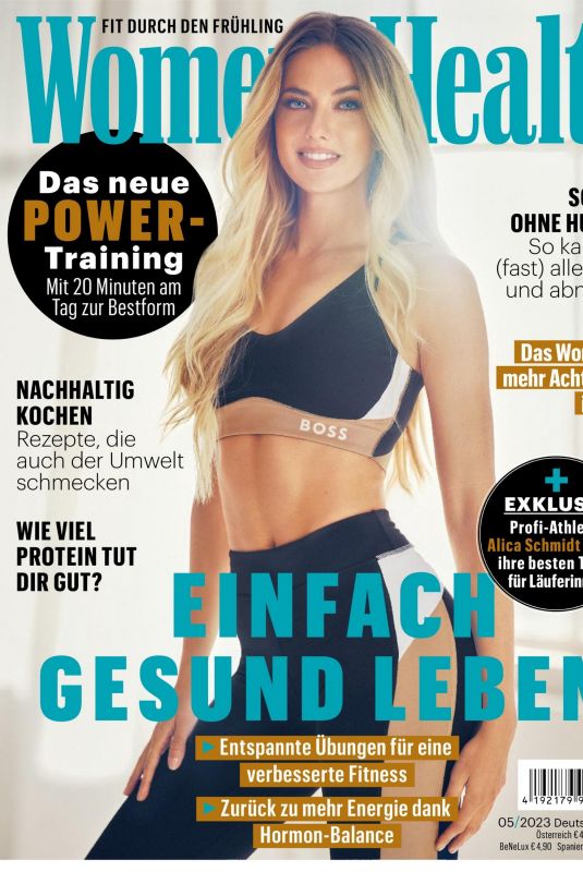 ALICA SCHMIDT in Women’s Health Magazine, Germany May 2023