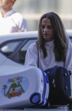 ALICIA VIKANDER Arrives at Airport in Barcelona 04/24/2023