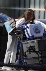 ALICIA VIKANDER Arrives at Airport in Barcelona 04/24/2023