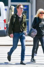 ALISON MOSSHART and Damian Lewis Out and About in New York 04/24/2023