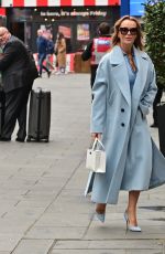 AMANDA HOLDEN Arrives at Global Radio Studios in London 04/19/2023