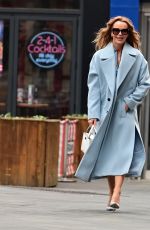 AMANDA HOLDEN Arrives at Global Radio Studios in London 04/19/2023
