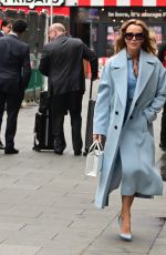 AMANDA HOLDEN Arrives at Global Radio Studios in London 04/19/2023