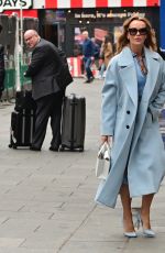 AMANDA HOLDEN Arrives at Global Radio Studios in London 04/19/2023