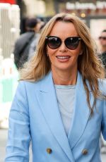 AMANDA HOLDEN Arrives at Heart Radio in London 04/25/2023