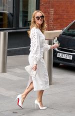 AMANDA HOLDEN Leaves Global Radio Studios in London 04/18/2023
