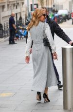 AMANDA HOLDEN Leaves Heart Radio in London 04/24/2023 