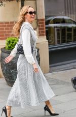AMANDA HOLDEN Leaves Heart Radio in London 04/24/2023 