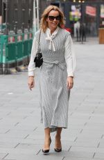 AMANDA HOLDEN Leaves Heart Radio in London 04/24/2023 