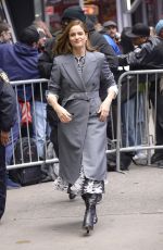 AMANDA PEET Arrives at Good Morning America in New York 04/26/2023