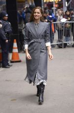AMANDA PEET Arrives at Good Morning America in New York 04/26/2023