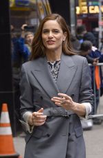 AMANDA PEET Arrives at Good Morning America in New York 04/26/2023