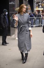 AMANDA PEET Arrives at Good Morning America in New York 04/26/2023
