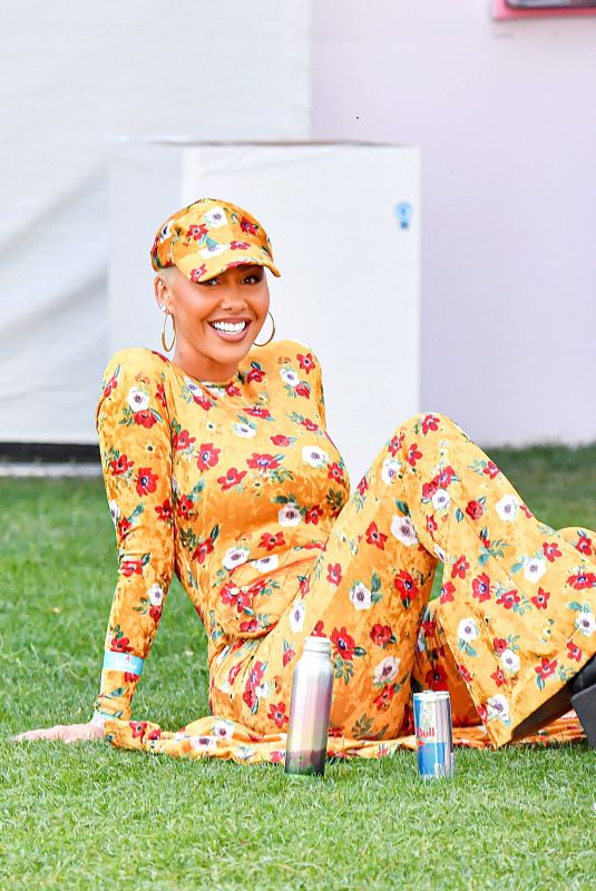 AMBER ROSE at Coachella Music and Arts Festival in Indio 04/23/2023