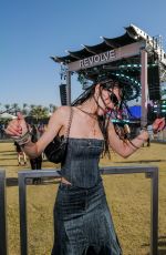 AMELIA HAMLIN at Revolve Festival in Indio 04/15/2023