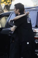 AMELIA HAMLIN Out with a Friend in Los Angeles 04/26/2023