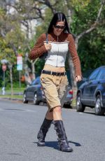 AMLEIA HAMLIN Out with a Friend in Beverly Hills 04/28/2023