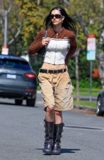 AMLEIA HAMLIN Out with a Friend in Beverly Hills 04/28/2023