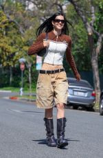 AMLEIA HAMLIN Out with a Friend in Beverly Hills 04/28/2023