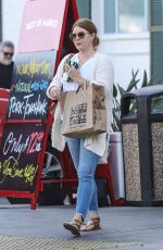 AMY ADAMS Out for Grocery Shopping at Bristol Farms in Beverly Hills 04/16/2023