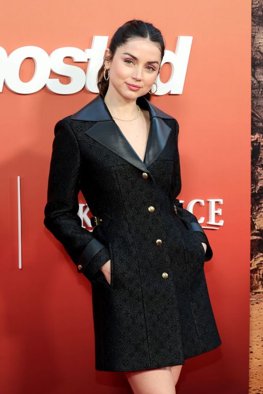 ANA DE ARMAS at Ghosted Premiere in New York 04/18/2023