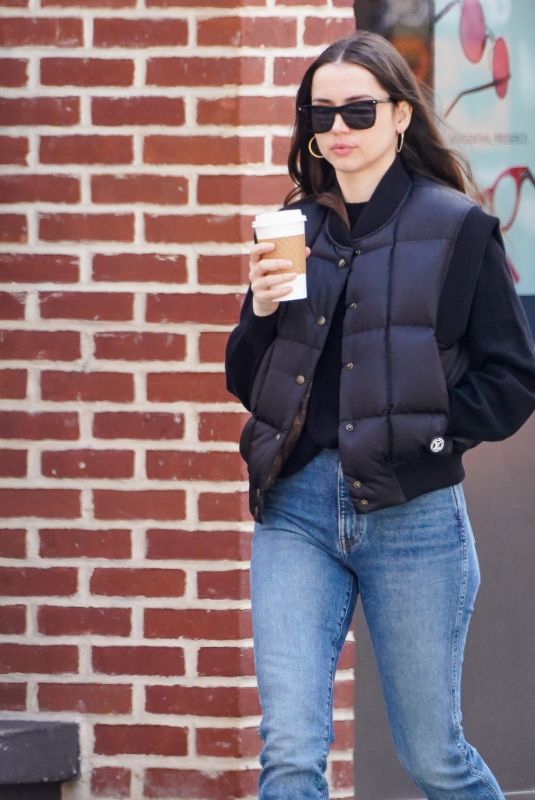 ANA DE ARMAS Out for Coffee in New York 04/13/2023