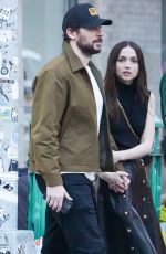 ANA DE ARMAS Outi with Her Boyfriend Paul Boukadakis in New York 04/16/2023