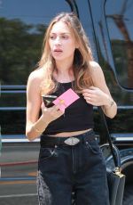 ANA MENA Out for Lunch with Friends at San Vicente Bungalows in West Hollywood 04/24/2023