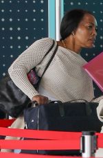 ANGELA BASSETT Arrives at LAX Airport in Los Angeles 04/27/2023