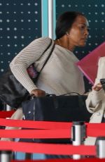 ANGELA BASSETT Arrives at LAX Airport in Los Angeles 04/27/2023