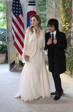 ANGELINA JOLIE at State Diner for President of South Korea at White House in Washington, DC 04/26/2023