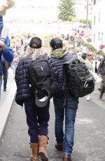 ANNA FARIS and Michael Barrett Out in Rome 04/24/2023
