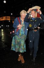 ANNEKA RICE andf JAKKI JONES Arrives at Duke of York Theatre in London 03/29/2023