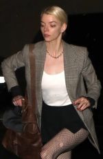 ANYA TAYLOR-JOY Night Out in New York 04/28/2023
