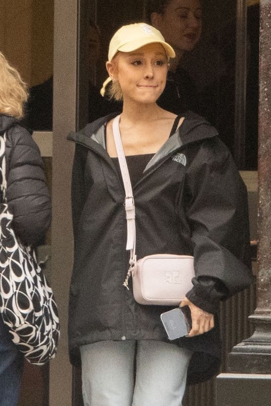 ARIANA GRANDE Out and About in London 04/16/2023
