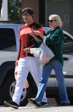 ASHLEY BENSON and Brandon Davis Leaves a Petco Pet Shop in West Hollywood 04/19/2023