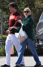 ASHLEY BENSON and Brandon Davis Leaves a Petco Pet Shop in West Hollywood 04/19/2023