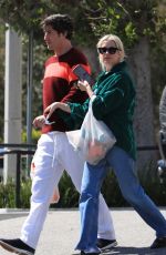 ASHLEY BENSON and Brandon Davis Leaves a Petco Pet Shop in West Hollywood 04/19/2023