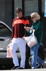 ASHLEY BENSON and Brandon Davis Leaves a Petco Pet Shop in West Hollywood 04/19/2023