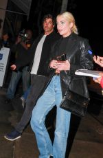 ASHLEY BENSON and Brandon Davis on a Date Night at Craig