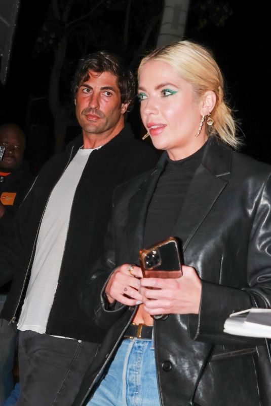 ASHLEY BENSON and Brandon Davis on a Date Night at Craig