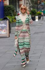 ASHLEY ROBERTS Arrives at Heart Radio in London 04/27/2023 