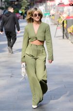 ASHLEY ROBERTS Leaves Global Radio Studios in London 04/18/2023