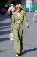 ASHLEY ROBERTS Leaves Global Radio Studios in London 04/18/2023