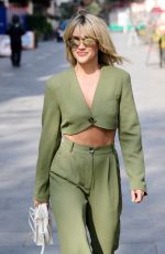 ASHLEY ROBERTS Leaves Global Radio Studios in London 04/18/2023