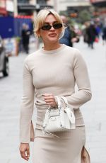 ASHLEY ROBERTS Leaves Heart Radio Studios in London 04/19/2023