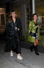 ASHLEY SCOTT Out for Dinner with Friend at Craig
