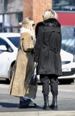AVA MAX Waiting for Her Ride in Salford in Manchester 04/15/2023