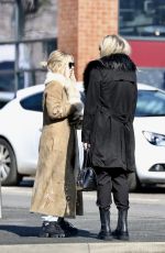 AVA MAX Waiting for Her Ride in Salford in Manchester 04/15/2023